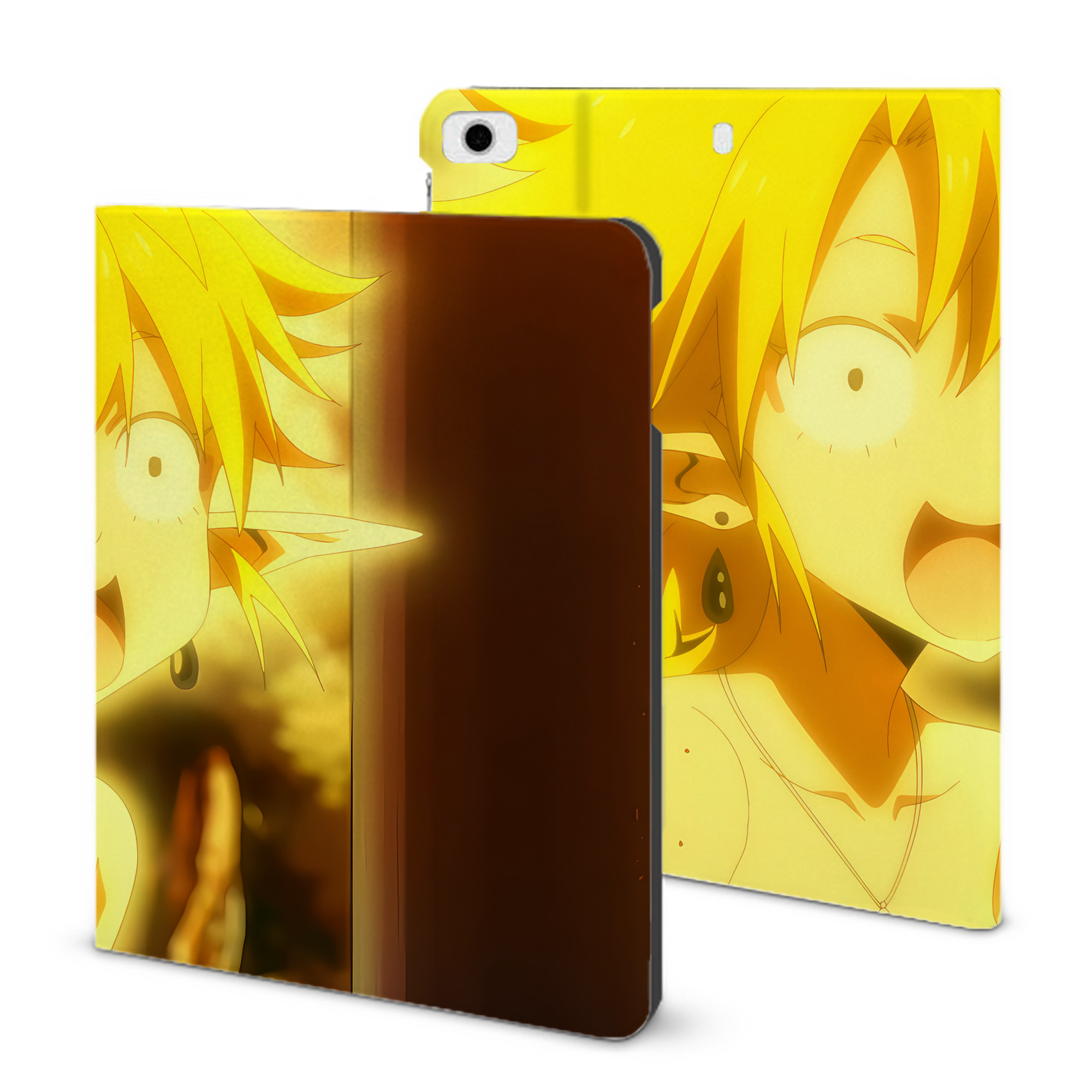 （画像用） 転スラ Regarding Reincarnated to Slime IPad ケース ブック型 PUレザー TPU 耐衝撃 軽量 薄型 ペン収納なし 全面保護 IPad 各モデル対応